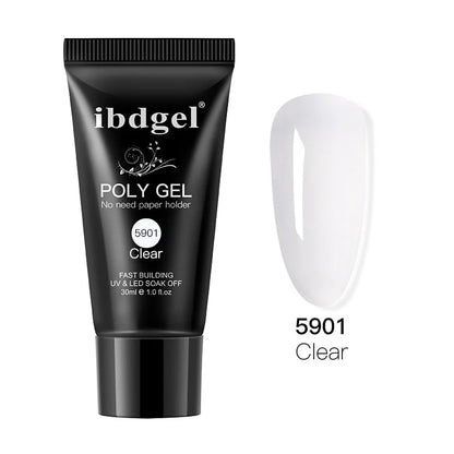 PoliGel 30ml  UV Gel Nail Polish LED 12 Colors