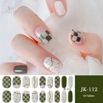 1 Sheet Semi-Cured Gel Nail Strips