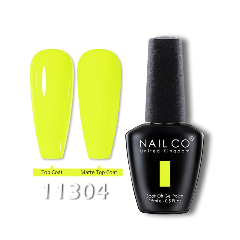 NAILCO 15ml Translucent Gel Nail Polish Semi-permanent Varnish