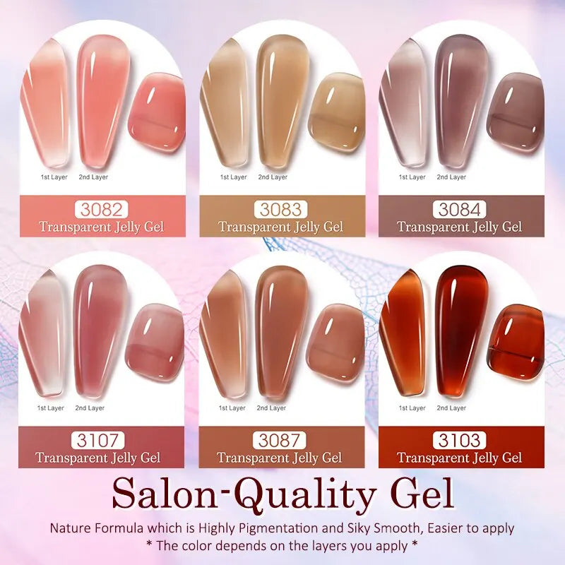 NAILCO 2pc 15ml  Jelly Color Gel Polish Set
