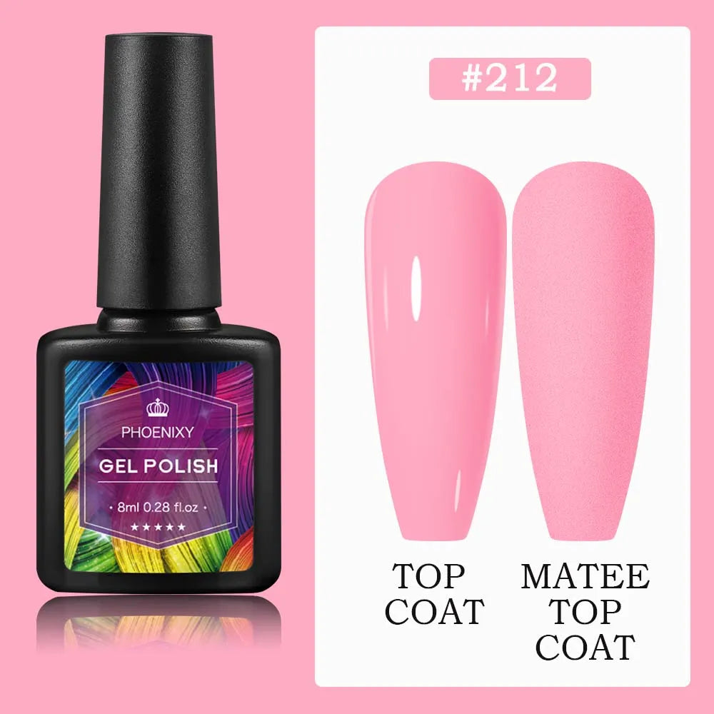 UV LED Gel Nail Polish 75 Colors Glitter 7ml
