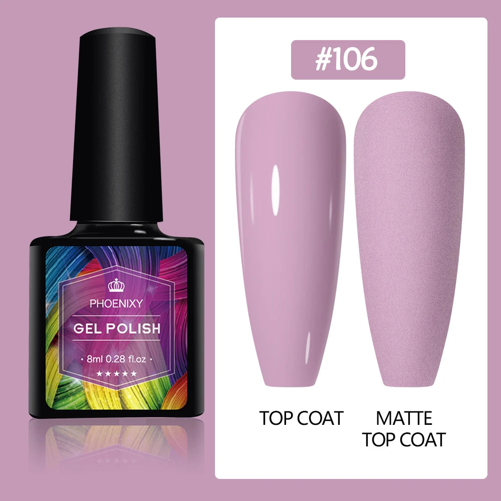 UV LED Gel Nail Polish 75 Colors Glitter 7ml
