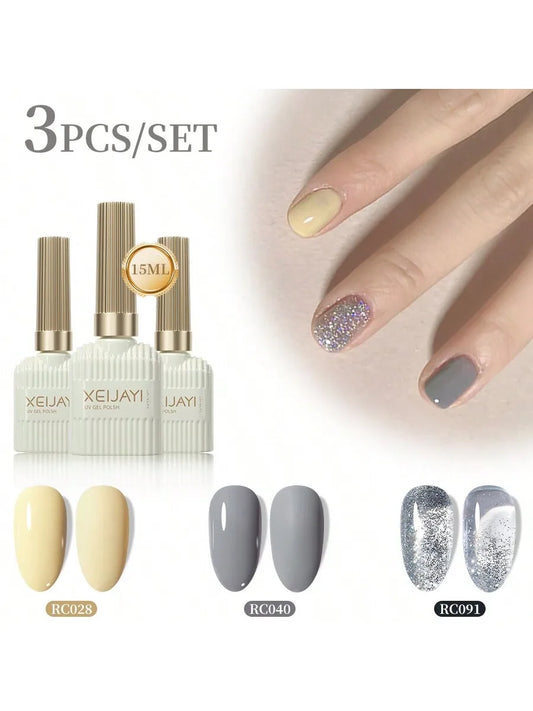 3pc 15ML Gel Nail Polish Set