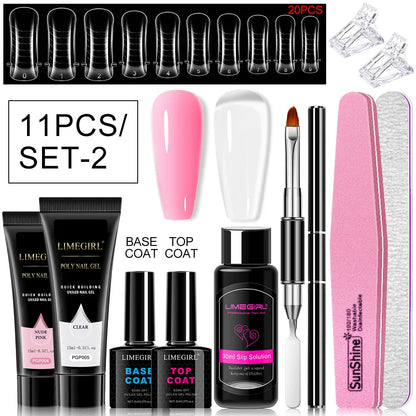Poly Nail Gel Set for Extension Nails