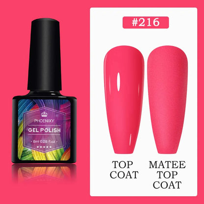 UV LED Gel Nail Polish 70 Colors Glitter 7ml