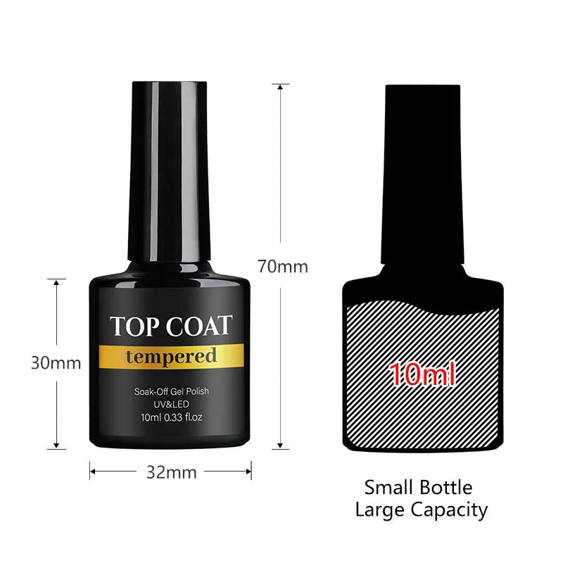 NAILCO 10/15ml Tempered Top Coat Gel Polish