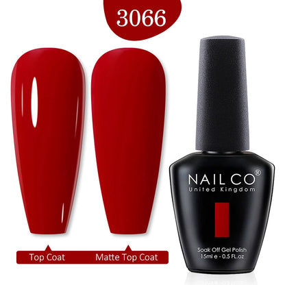 NAILCO 15ml Transparent Nude Color Series Jelly Gel Nail Polish
