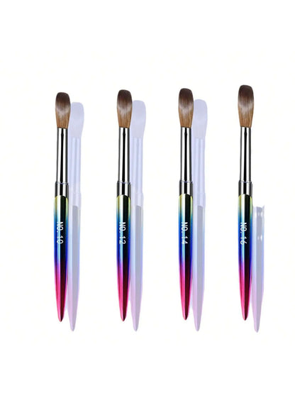 4Pcs Professional Acrylic Nail Brush Set