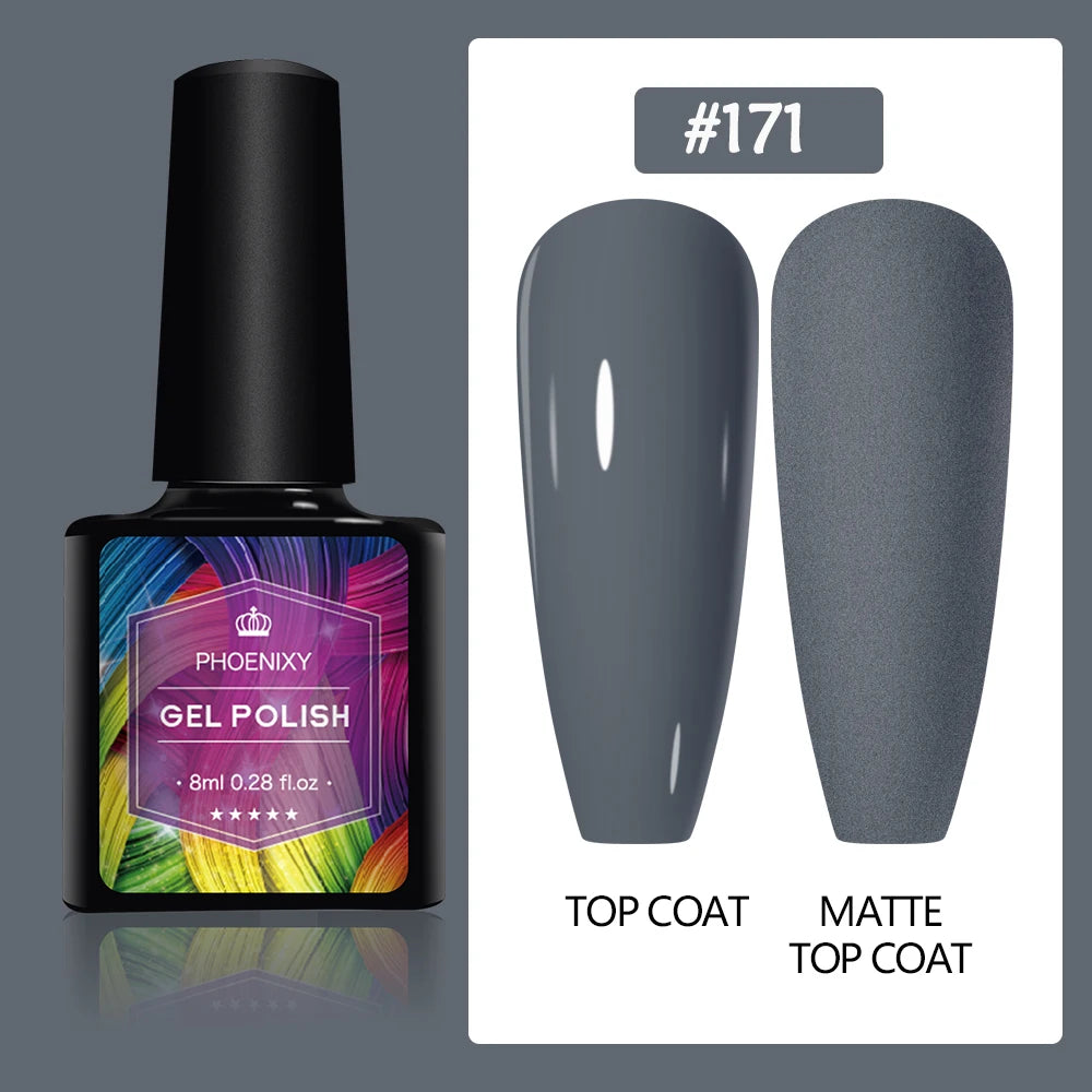 UV LED Gel Nail Polish 75 Colors Glitter 7ml