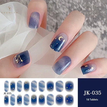1 Sheet Semi-Cured Gel Nail Strips