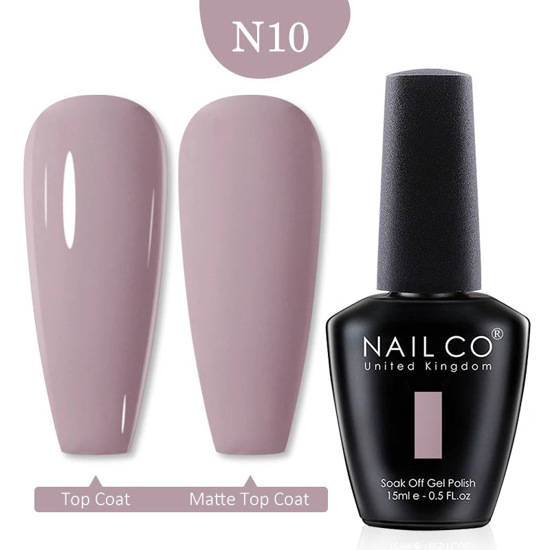 NAILCO 15ml Transparent Nude Color Series Jelly Gel Nail Polish