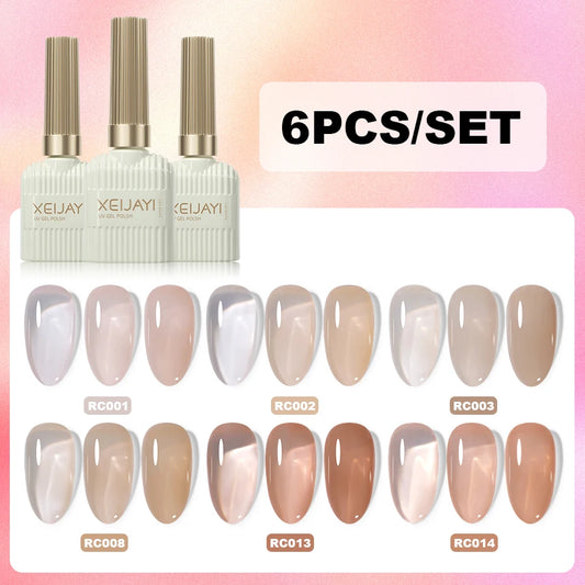XEIJAYI 6Pcs 15Ml Nail Gel Polish Set