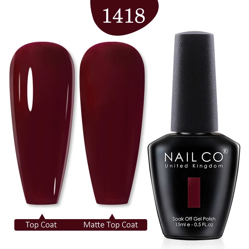 NAILCO 15ml Transparent Nude Color Series Jelly Gel Nail Polish