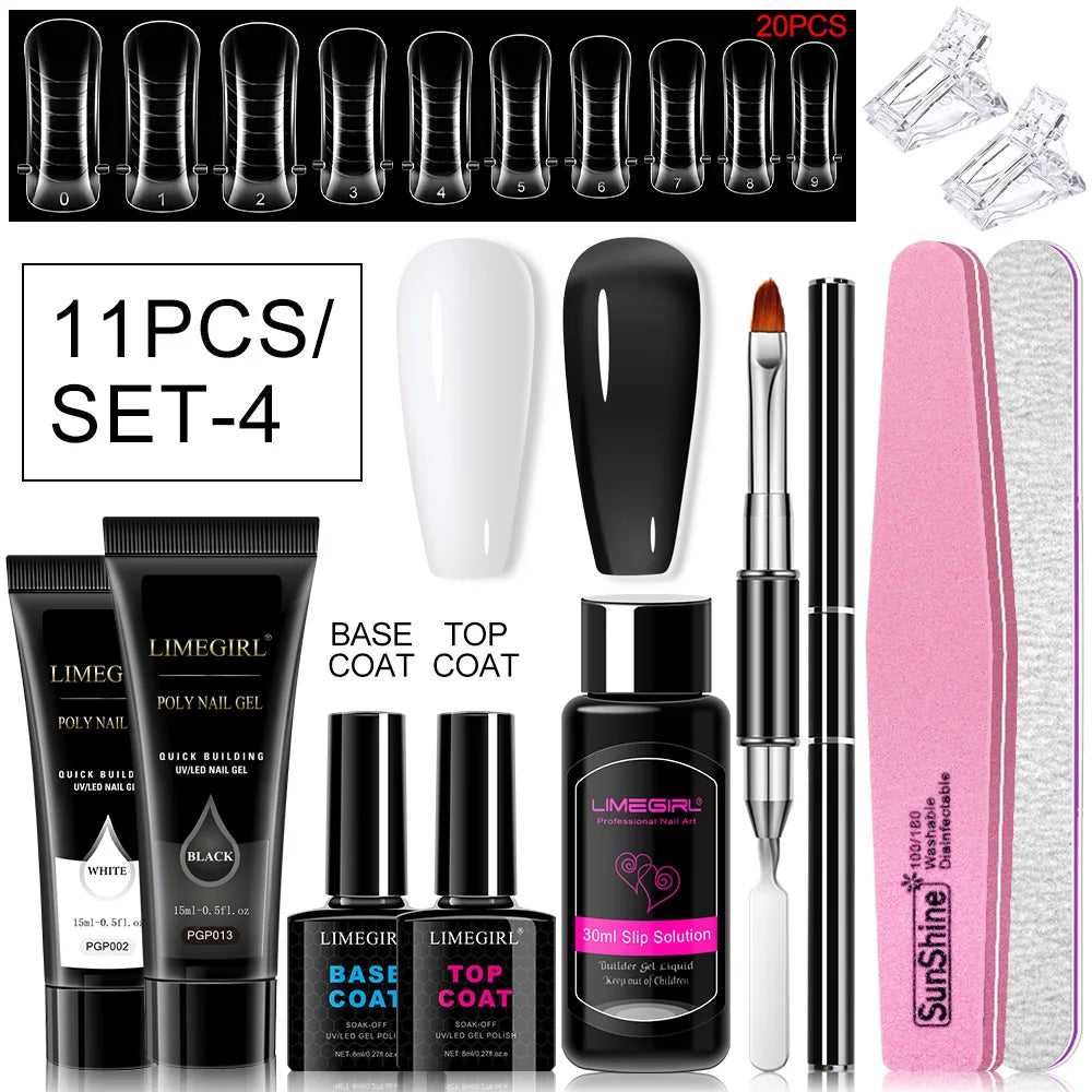Poly Nail Gel Set for Extension Nails