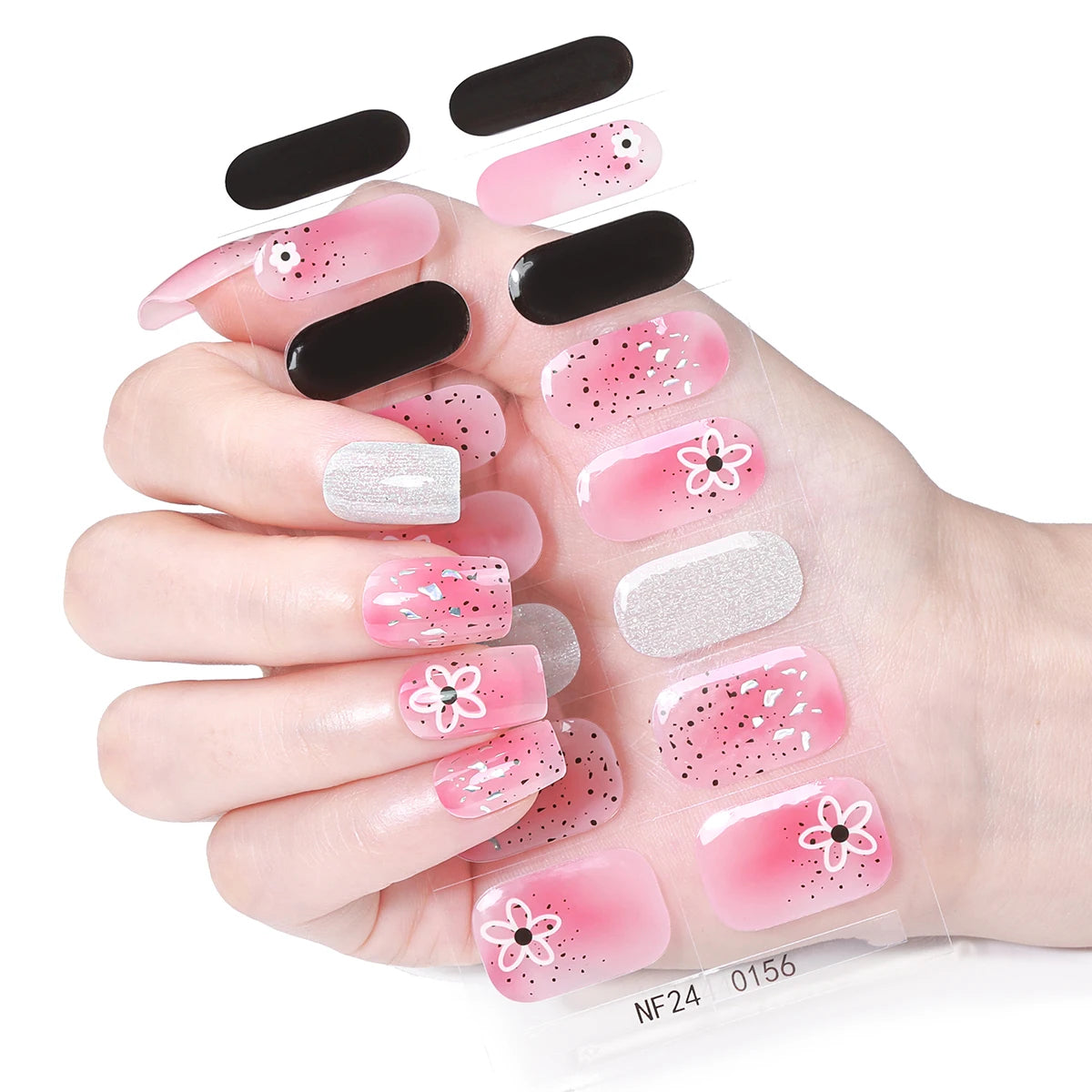 16 Tips Semi-Cured Gel Nail Strips
