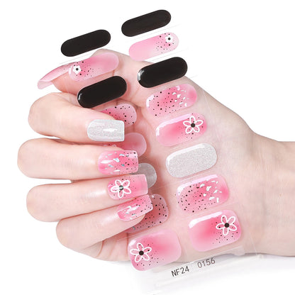 16 Tips Semi-Cured Gel Nail Strips