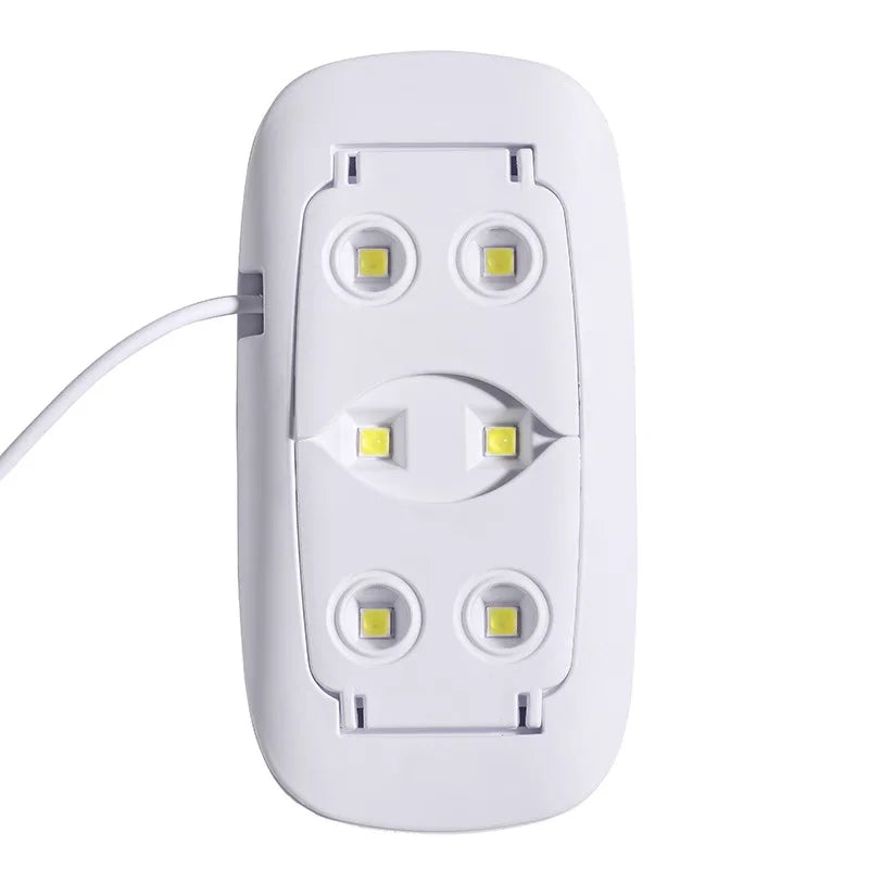 Portable Mini USB 6W 3 LED Desktop Nail Drying Lamp