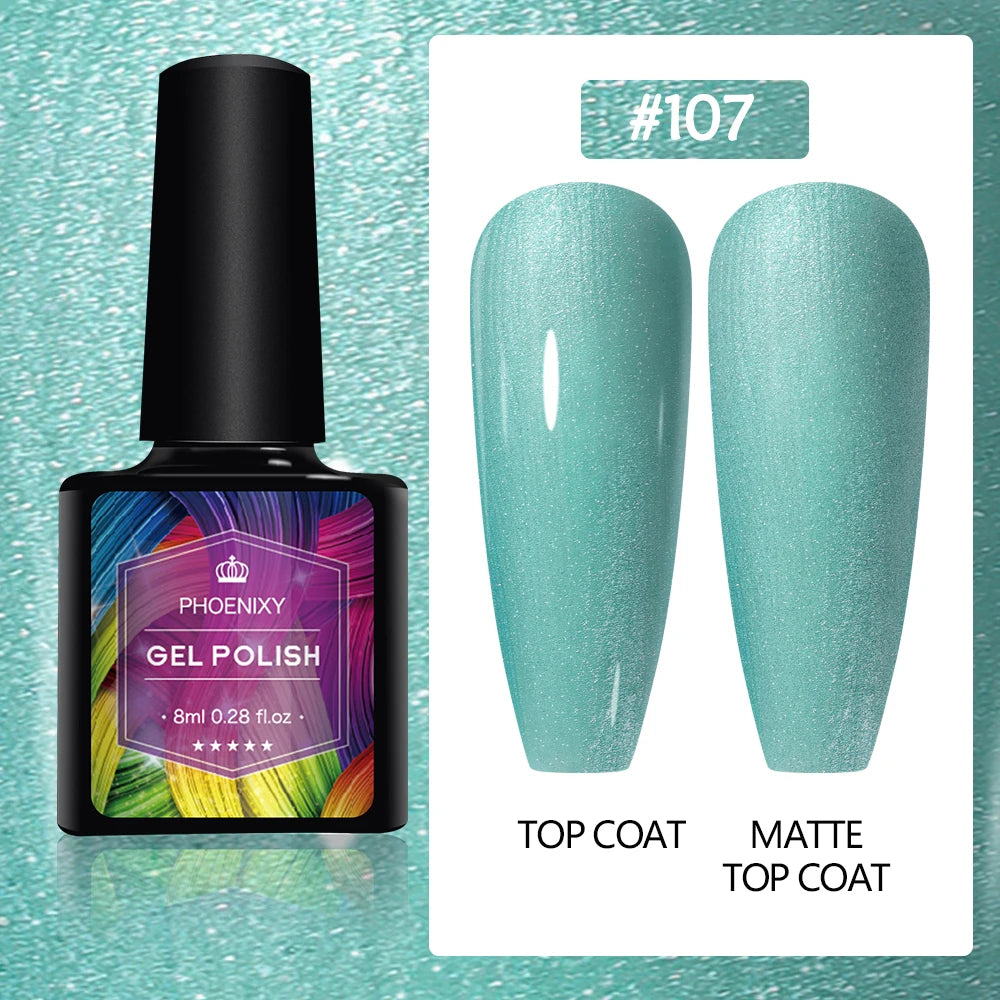 UV LED Gel Nail Polish 75 Colors Glitter 7ml