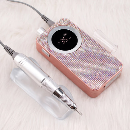 Rhinestone Nail Drill Cordless Rechargeable 35000 RPM