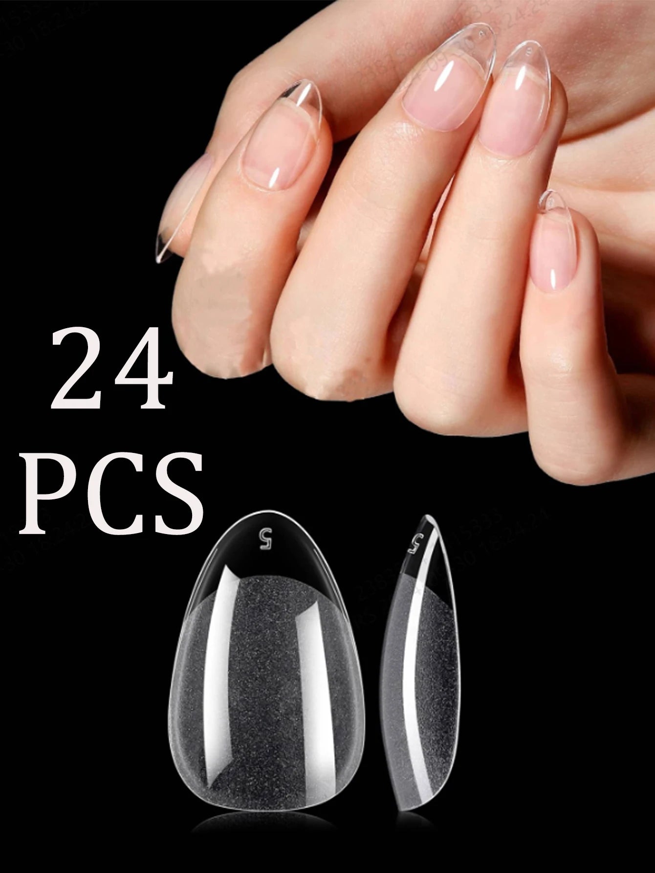 24pcs Fake Nail 12 sizes
