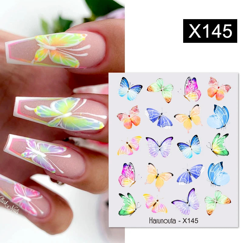 Gold 3D Nail Stickers