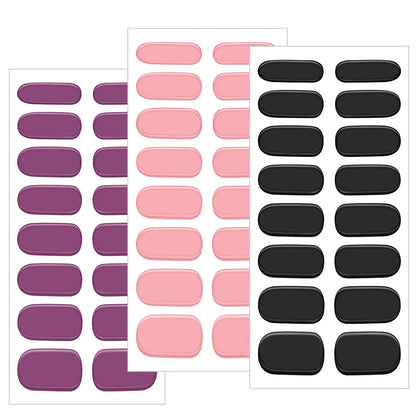 1 Sheet Semi-Cured Gel Nail Strips Waterproof Long Lasting