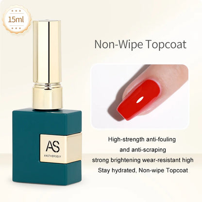 AS 15ml Base and Top Coat for Gel Polish Semi-permanent